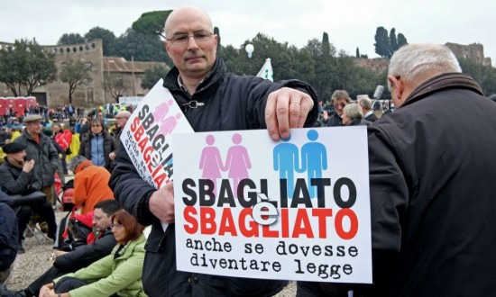 " Wrong is wrong, even if it will become law" was the most popular slogan among people who attended the event last Saturday in Rome