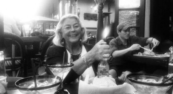 Laughing till I got cramps in my belly when grandma was trying out different bartender tricks at Sandbar restaurant, during her visit from Sweden this weekend. –Carolina Bengtsson