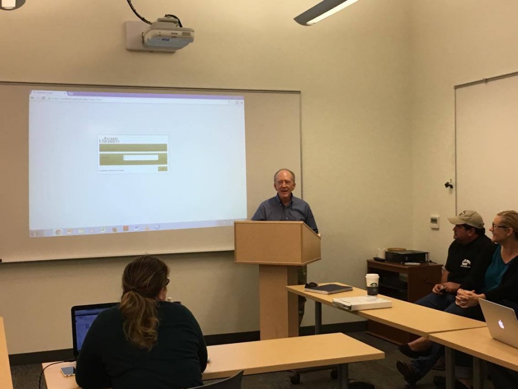 John teaching at AUSB