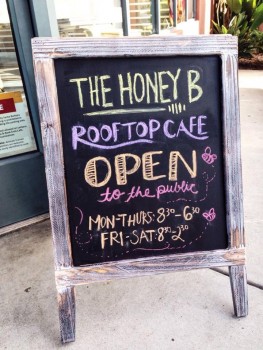 The Honey B rooftop café had their grand opening on October 7th at Antioch University. 
