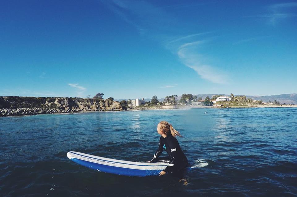 Saturday morning, a couple of friends and I went surfing at Campus Point in Goleta. Fun waves and the sun was shining. If only every day could be like this one - Jennie Sundgot