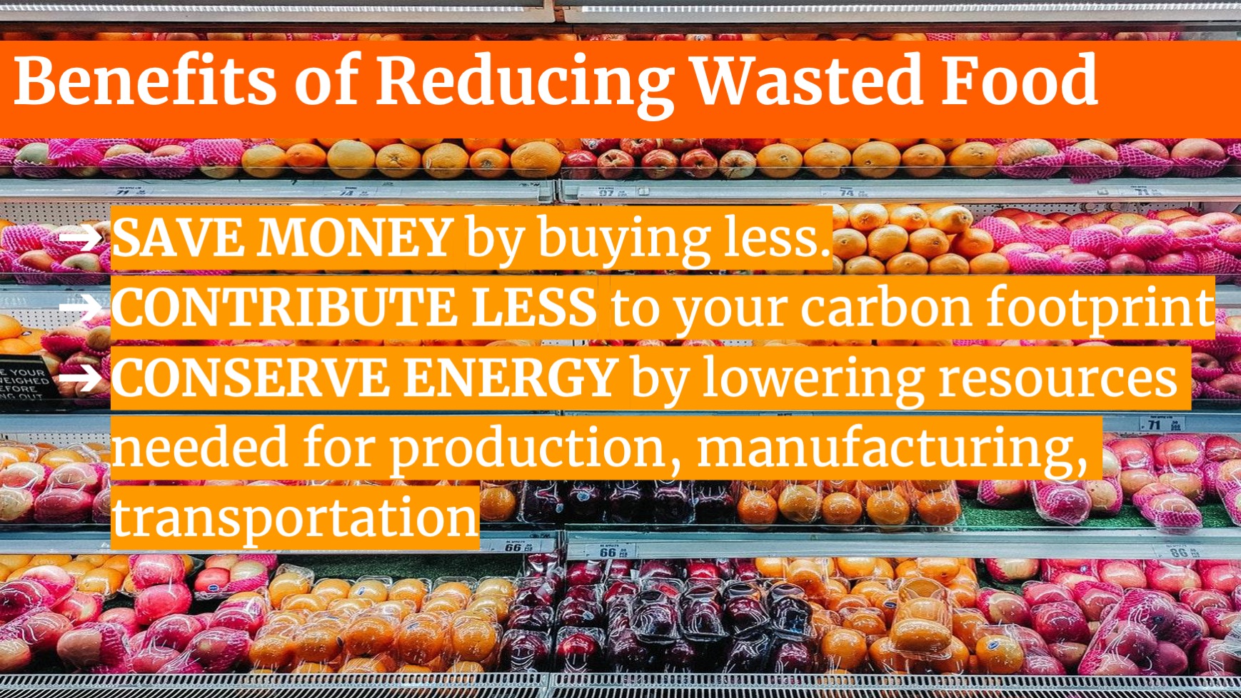 Simple Solutions to Food Waste