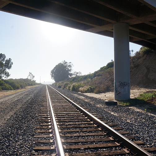 "Railroad near Summerland, Santa Barbara" Picture by Adele De Batz