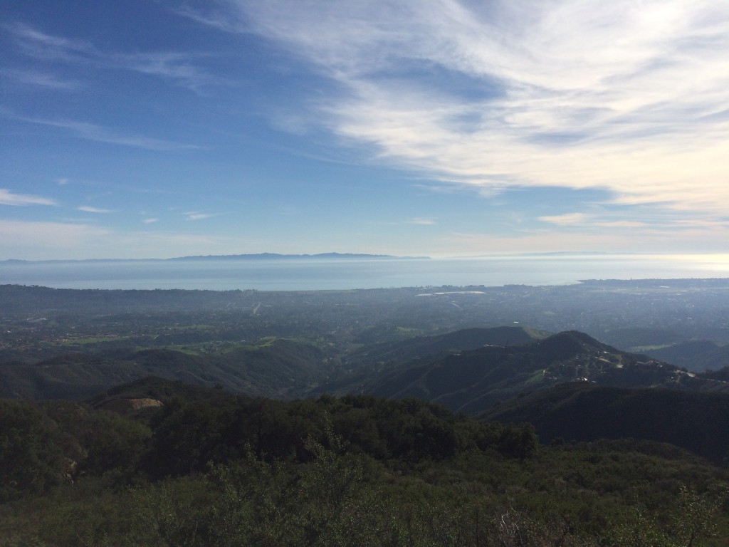 "We never get tired of the Santa Barbara view" Picture by Adele De Batz 