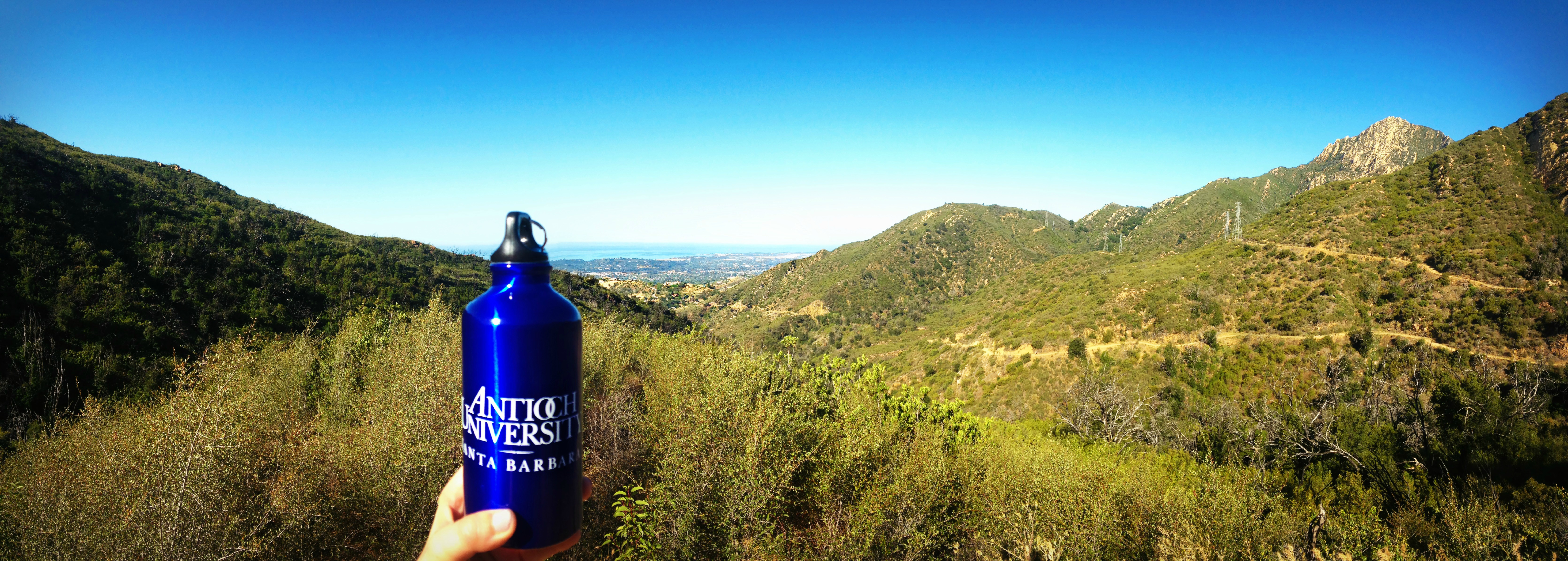 "Keeping my daily routine eco-friendly while enjoying the scenic view from Mission Canyon." -Kari Jensen
