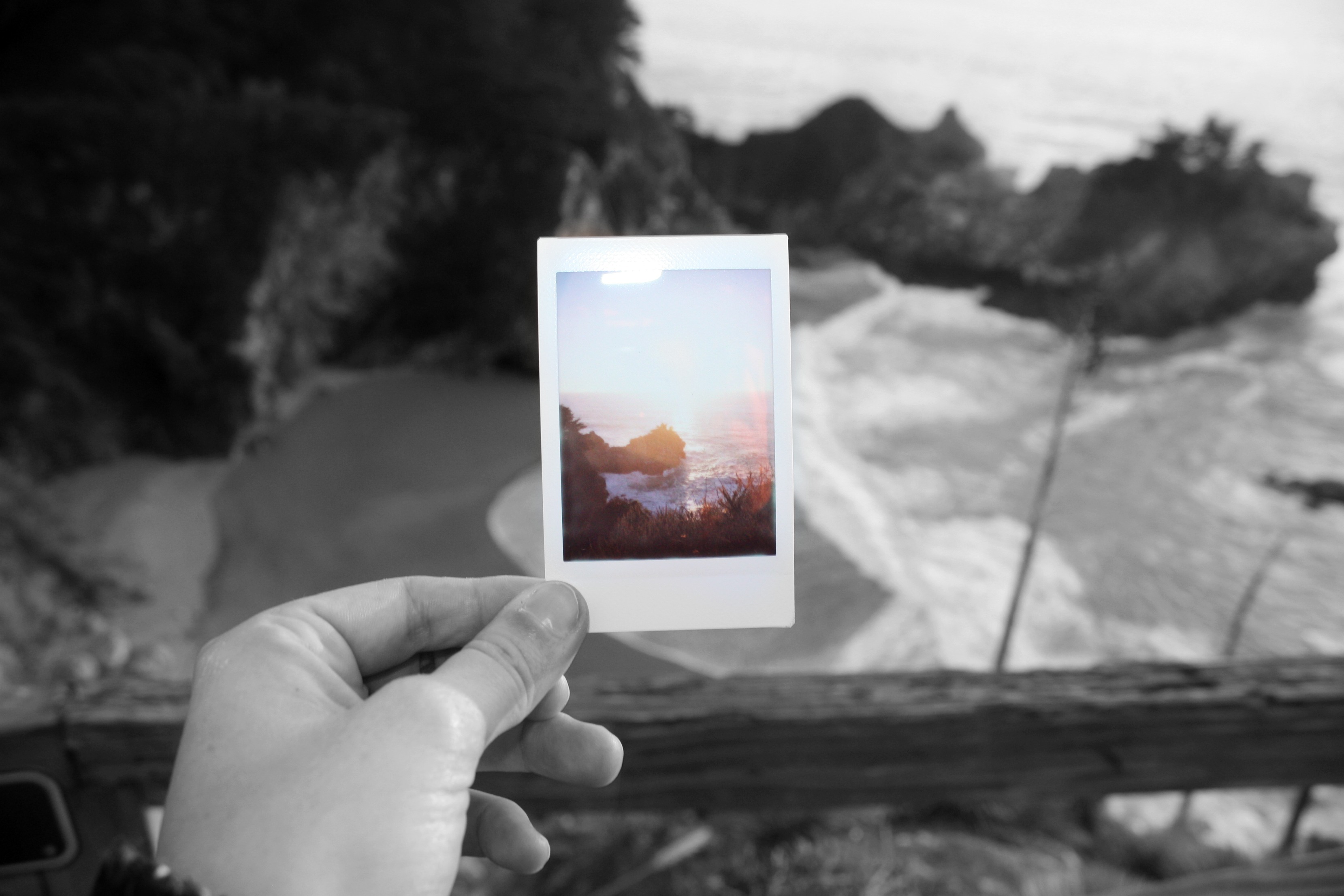 Day dreaming about vacation, procrastination at its finest. Picture taken at Big Sur CA. -Kari Jensen  