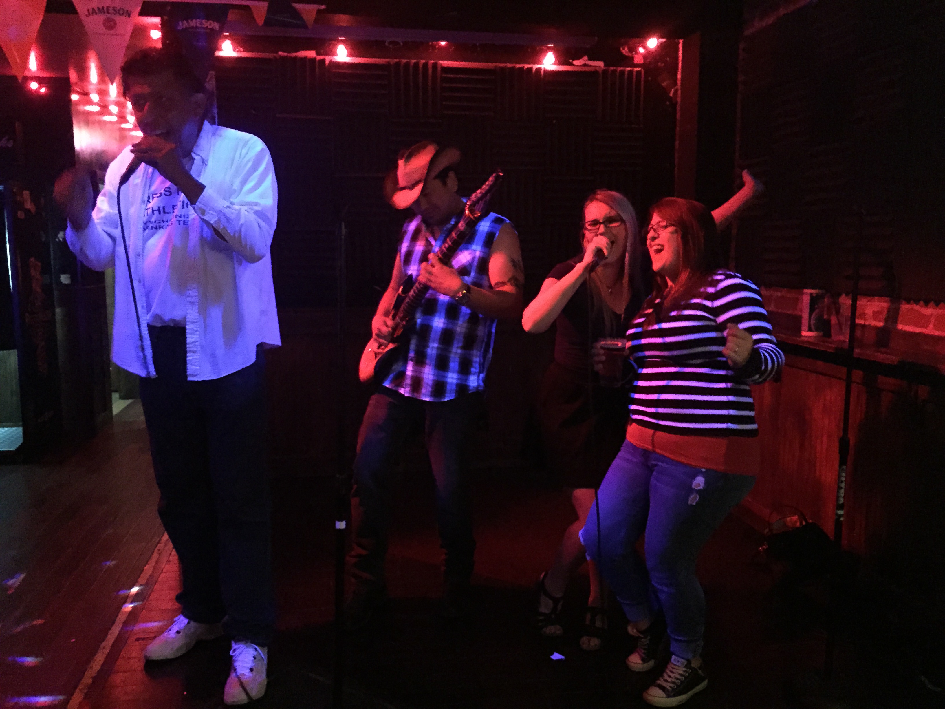 Some awesome craft cocktails can get you up on the stage for karaoke! Especially when it's your birthday at Whiskey Richards! -Erin Maloney