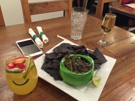 Check out Vegenation next time your in Vegas. A fully plant based restaurant. Just to start we eat Mexican Hummus made with black beans and some organic Riesling and Sangria. @vegenation - Travis Spencer 