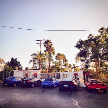 Car meet in Santa Barbara